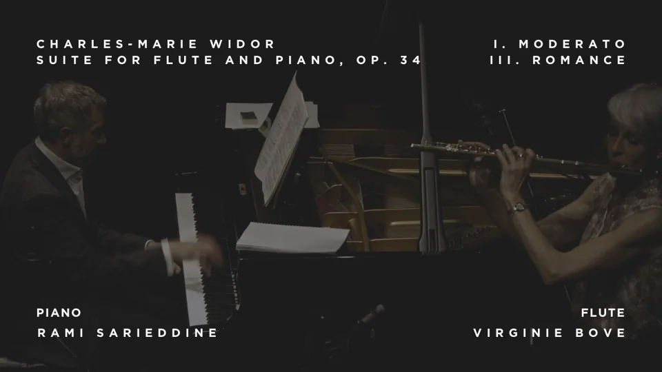Widor · Suite, Op. 34 · Virginie Bove, flute · Rami Sarieddine, piano